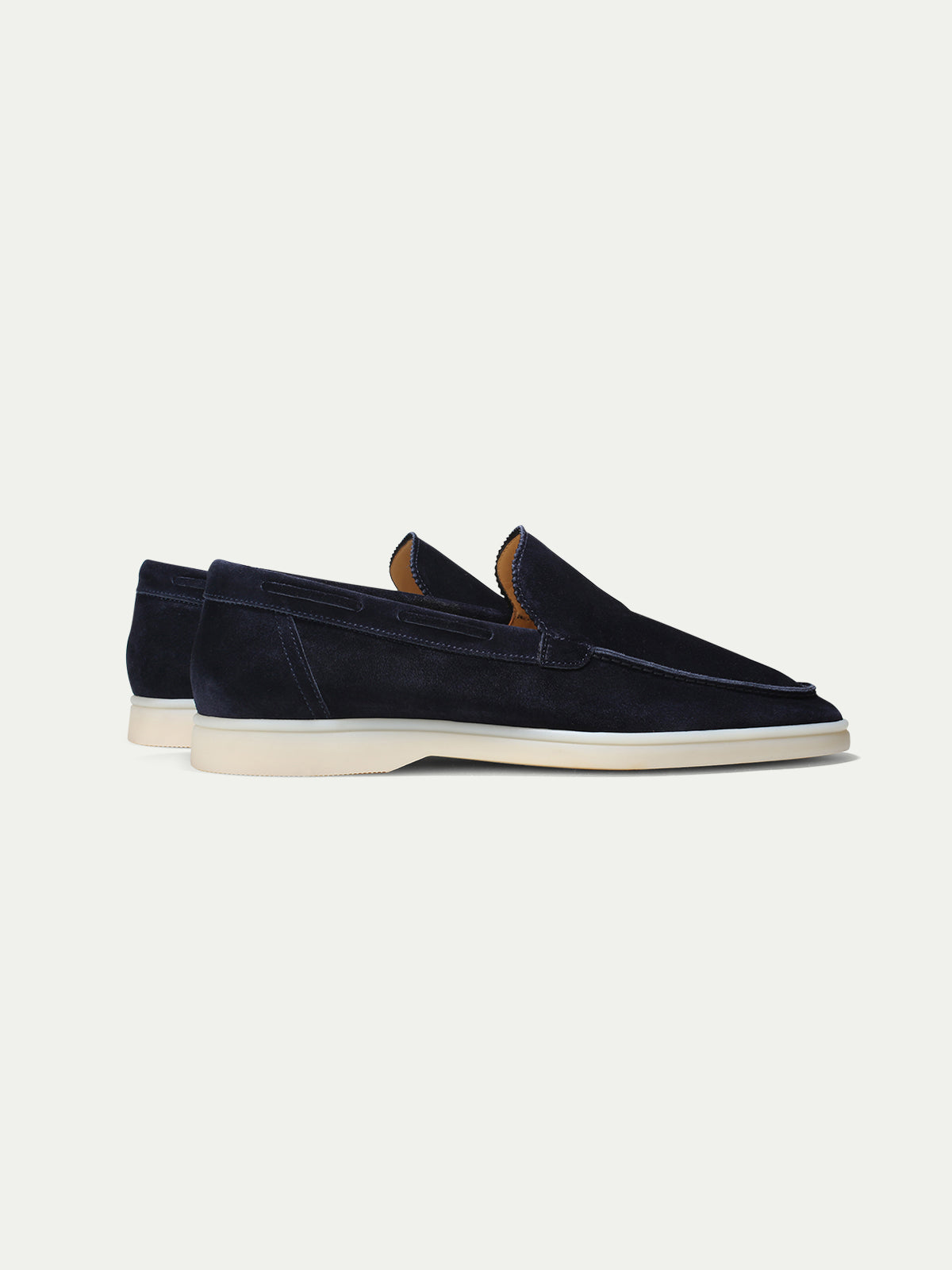 Heren Loafers van Suède Donkerblauw