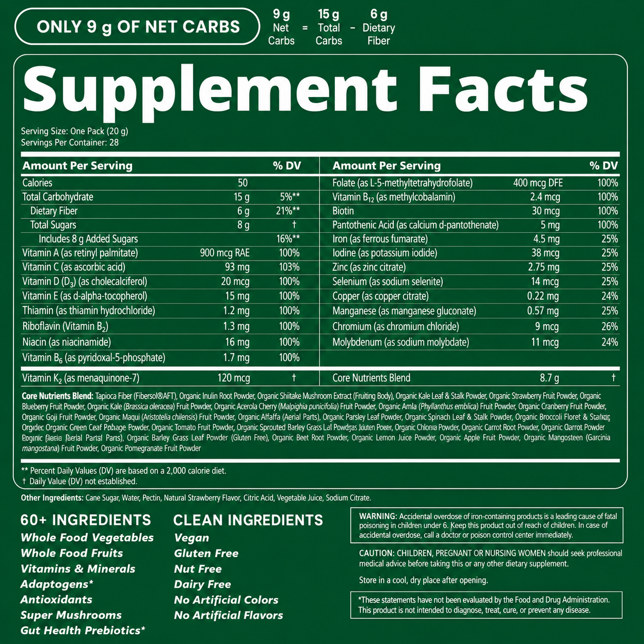 Green Bears Adults Super Gummies