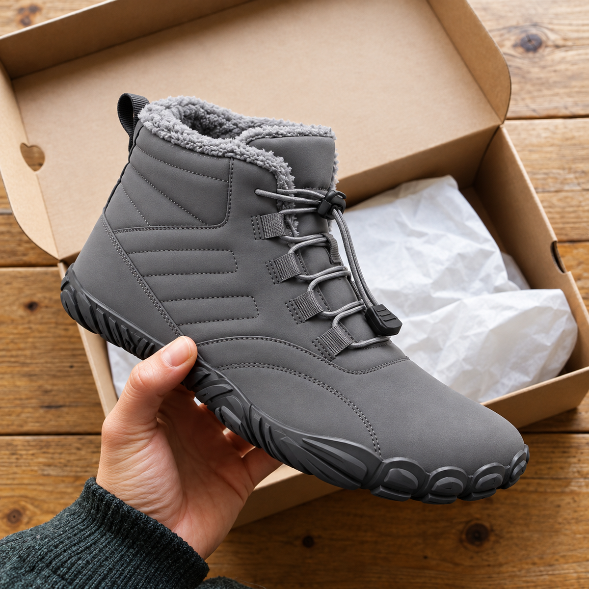 Barefoot schoenen – Gevoerde winterschoenen voor dames en heren