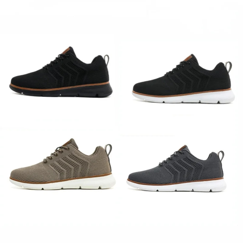 Lichtgewicht herensneakers met ademend ontwerp