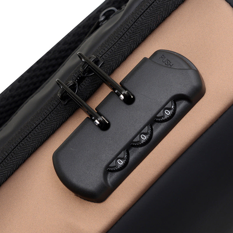 Lucien | Crossbodytas voor heren met cijferslot en USB-poort