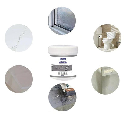 Transparante waterdichte coating voor scheuren en naden