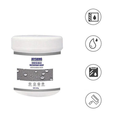 Transparante waterdichte coating voor scheuren en naden
