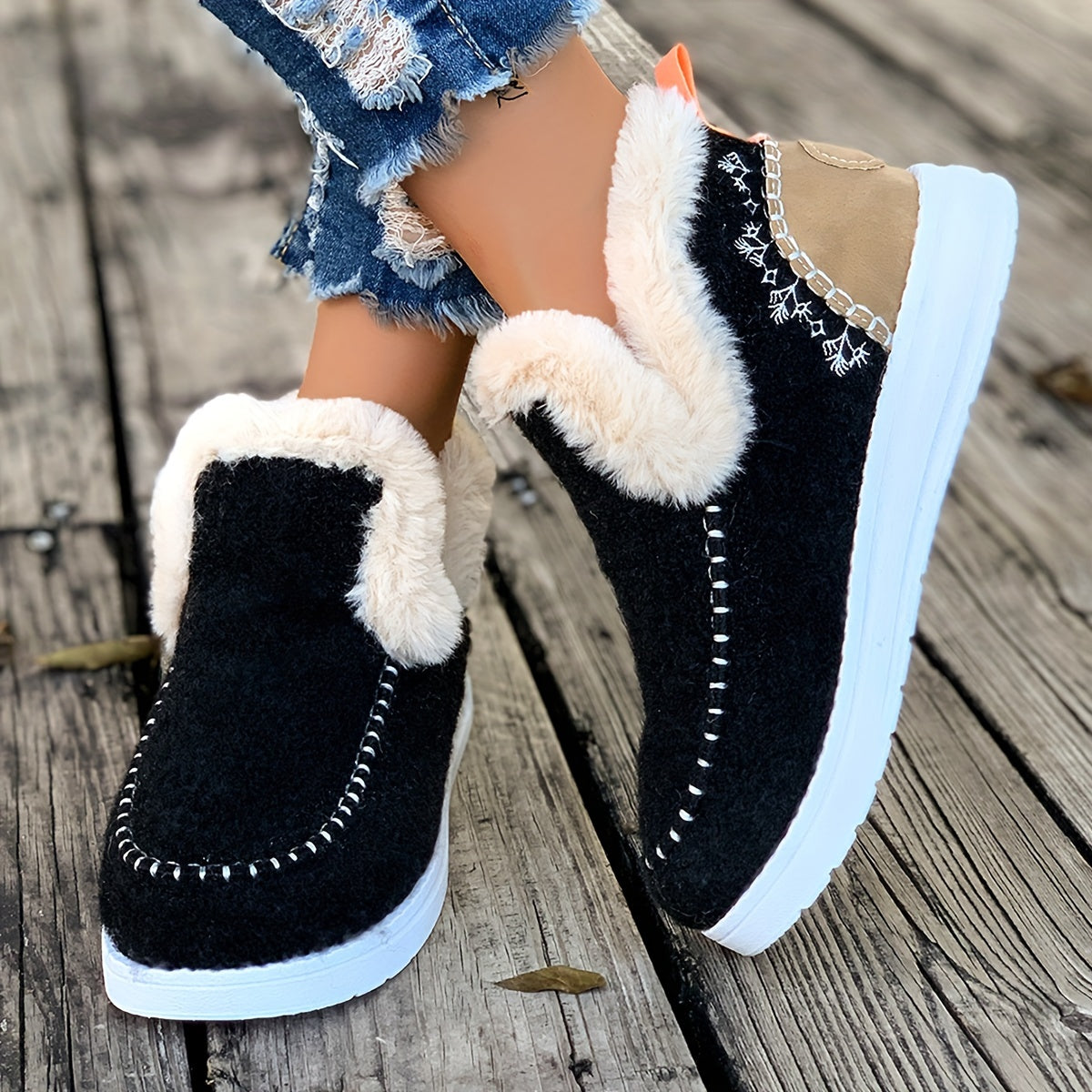 PlucheWarm Damespantoffels – Antislip en Superzachte Wintervoering
