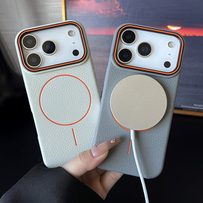 iPhone hoesje | Kunstleer, compatibel met MagSafe