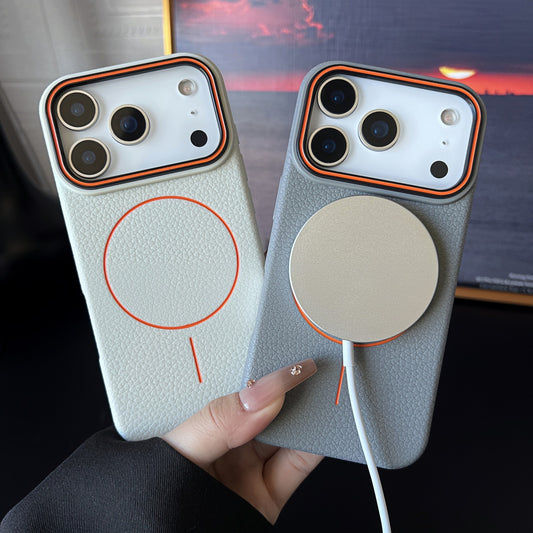 iPhone hoesje | Kunstleer, compatibel met MagSafe