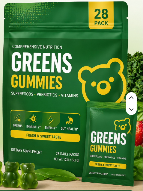 Green Bears Adults Super Gummies