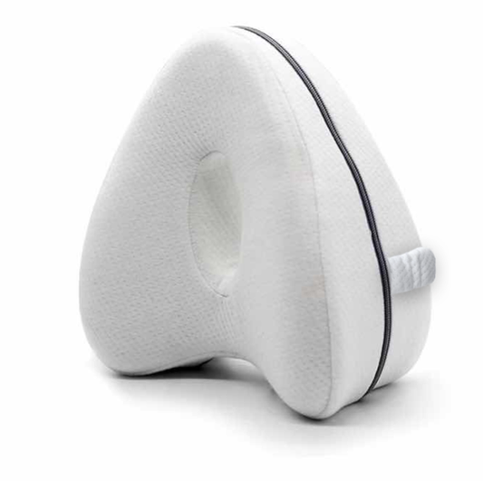 Kniekussen voor Zijslapers. Memory Foam Beenkussen met Elastische Band