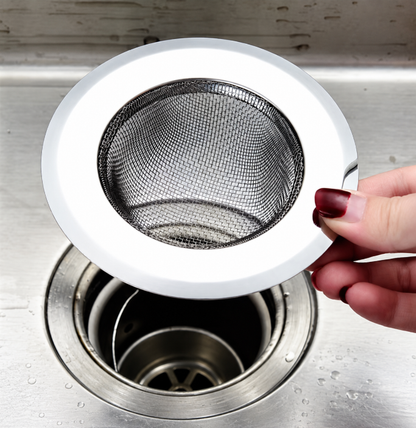 Gootsteenzeefje | Rvs afvoerzeef met een diameter van 7,7 cm