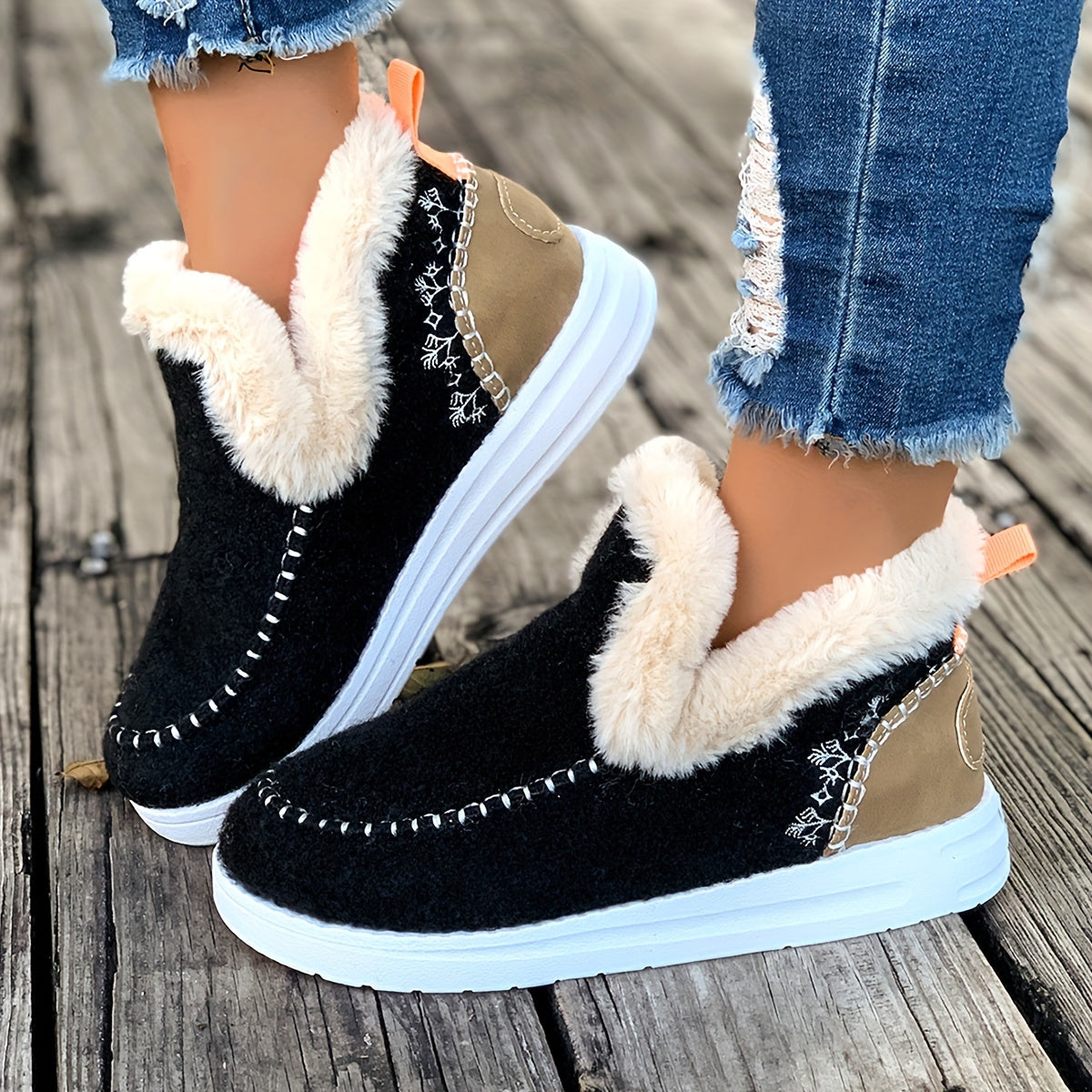 PlucheWarm Damespantoffels – Antislip en Superzachte Wintervoering