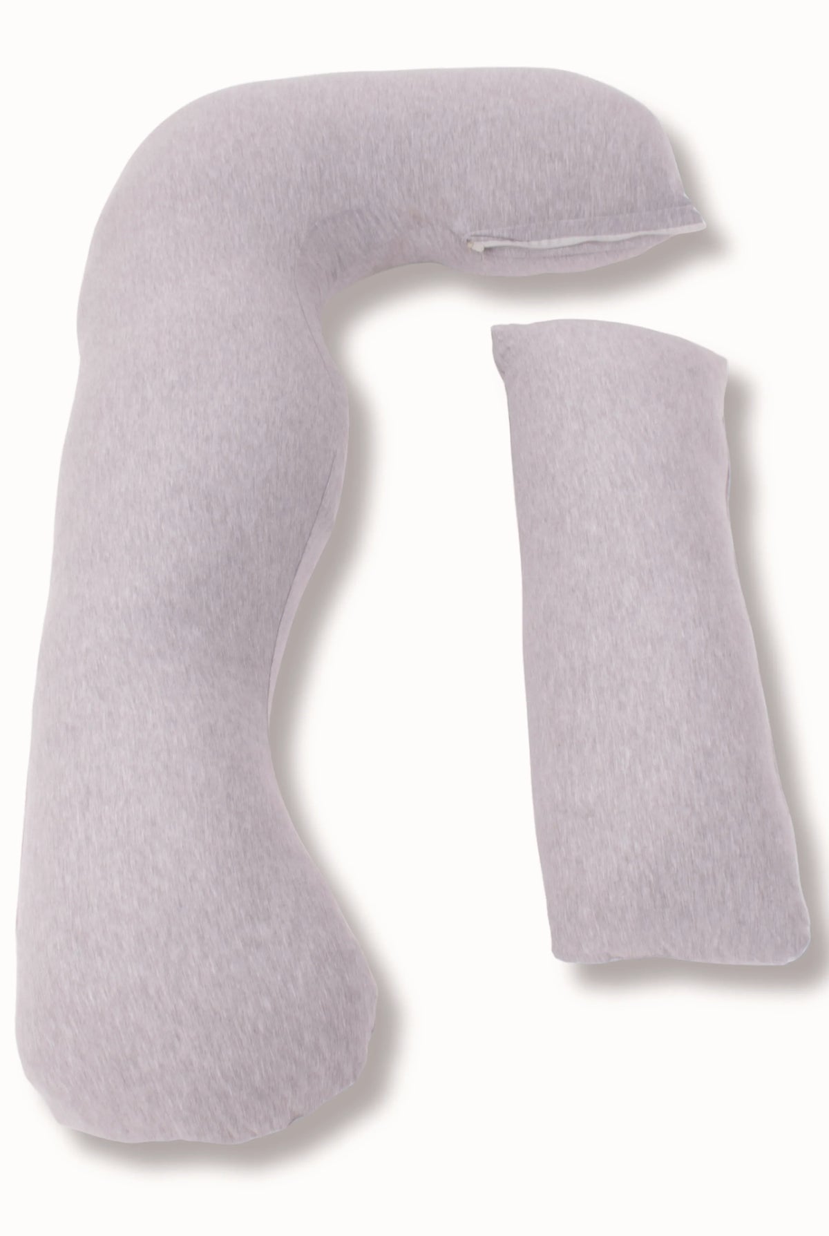 MamaToBe® Katoenen zwangerschapskussen 3-in-1 met voedingsfunctie - grijs