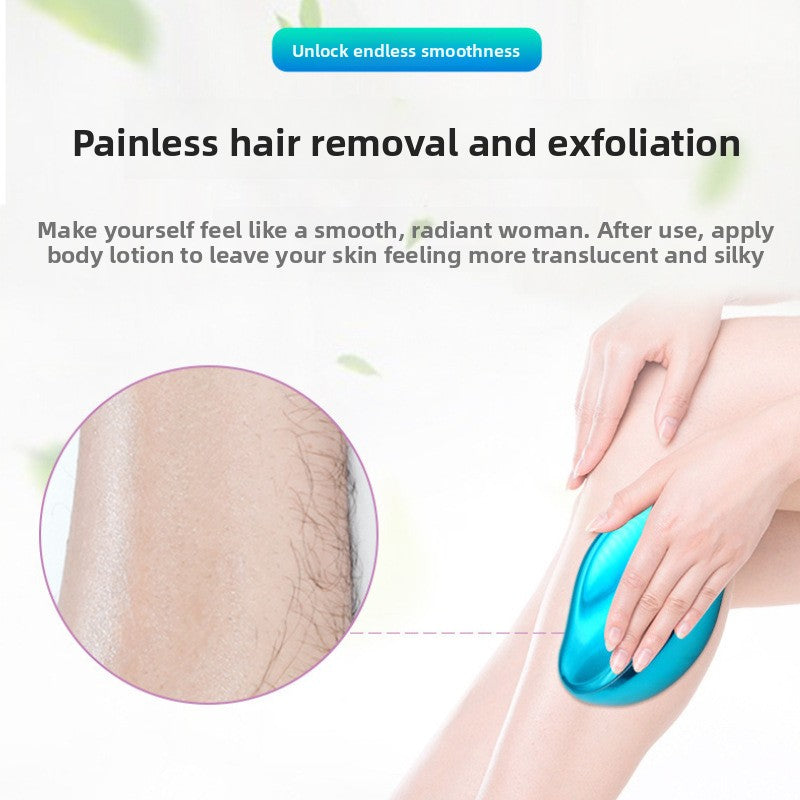 Manual Hair Removal Exfoliating Glass Tool