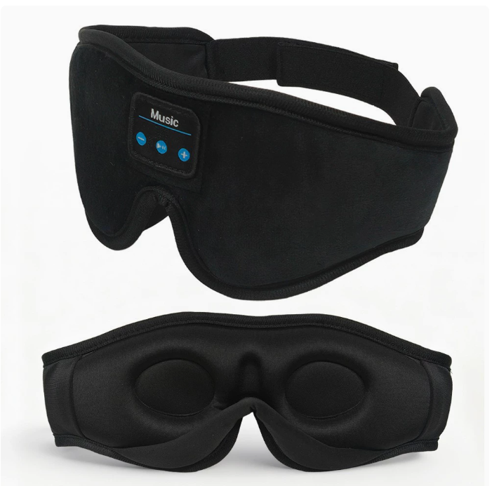 Slaapmasker met Bluetooth – 3D Oogmasker met Ingebouwde Koptelefoon