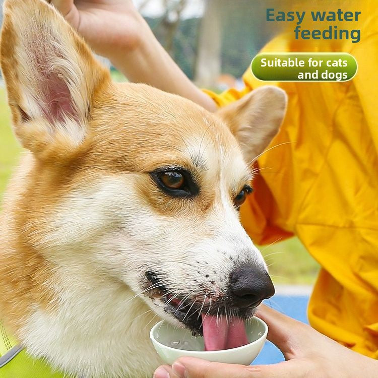 Draagbare Drinkfles voor Honden & Katten – Waterdispenser met Drinkbak