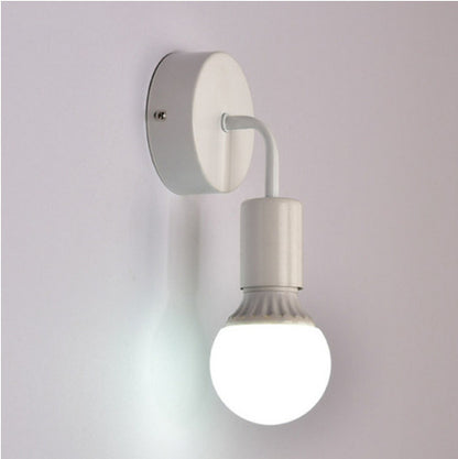 Modern Iron Wall Lamp Nordic Style Bedroom Lighting