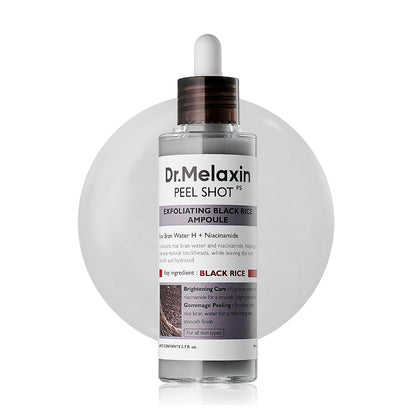 Dr. Melaxin Peeling Gezicht Ampoule met Niacinamide & Zwarte Rijst 80 ml