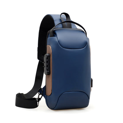 Lucien | Crossbodytas voor heren met cijferslot en USB-poort