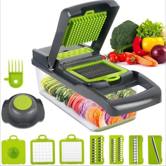 Mandoline Groentesnijder – Multifunctionele Keukenmandoline met Verwisselbare Messen