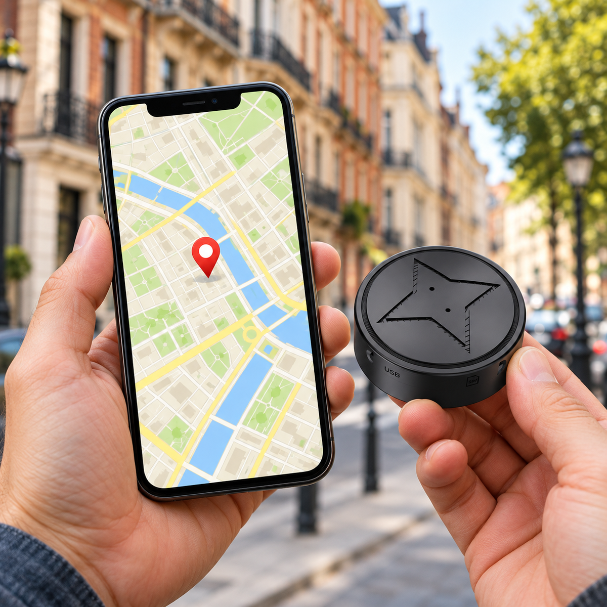 PG12 | GPS tracker zonder abonnement voor kinderen, ouderen en auto’s
