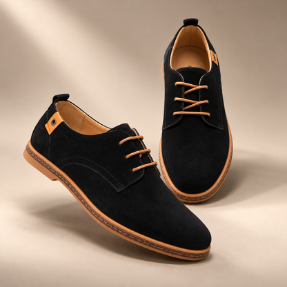RubeX | Nette heren veterschoenen met suèdelook