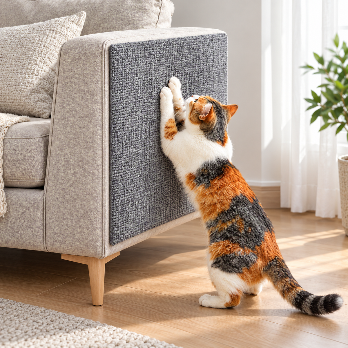 Mino | Zelfklevende krabmat voor katten voor bank en muur