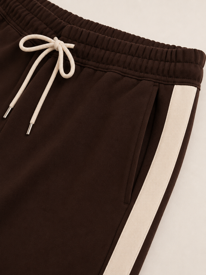 Joggingpak voor dames met kort vest en wijde broek | Irene