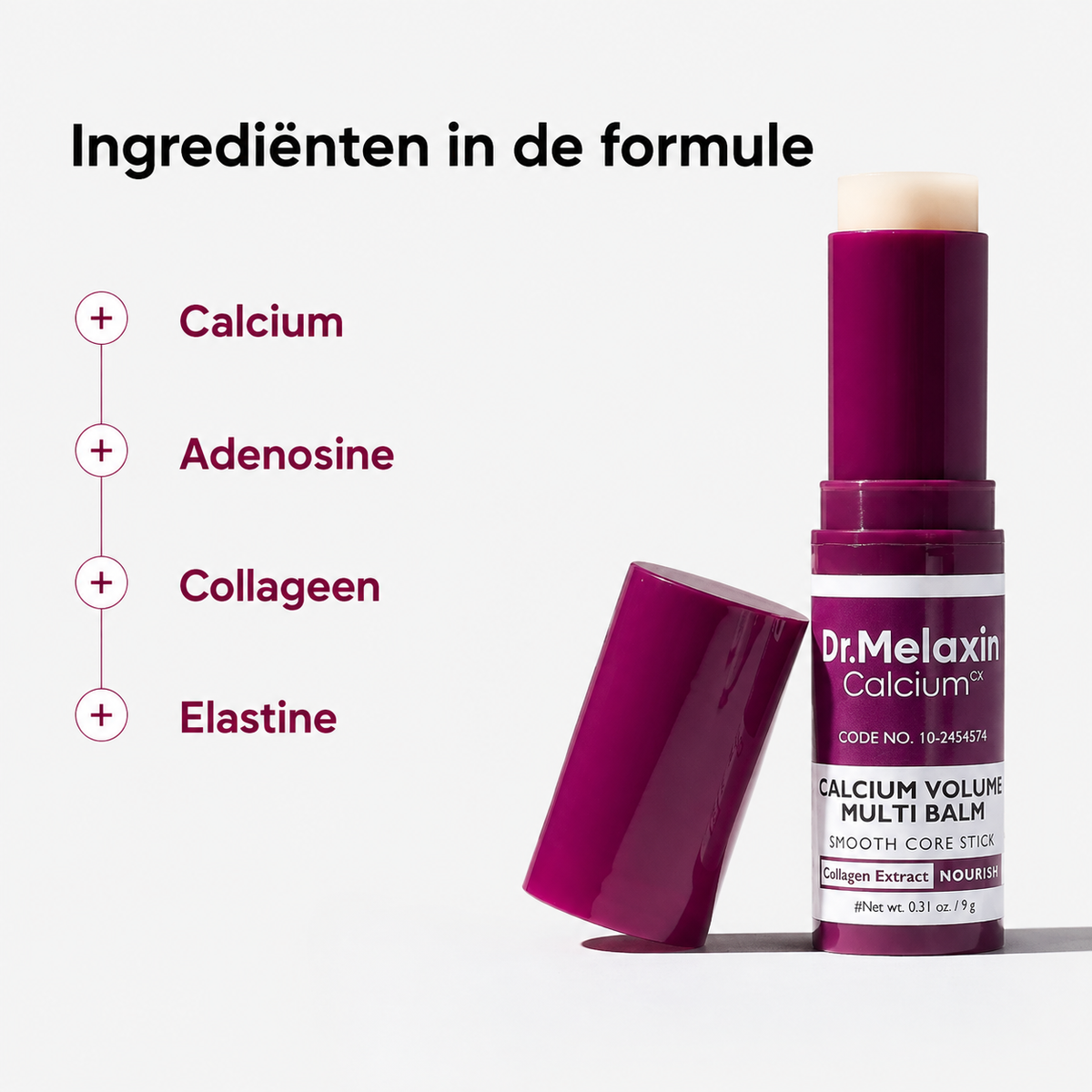 Dr.Melaxin Koreaanse Skincare Collageen Stick Multi Balm voor Oogcontour, Gezicht & Hals 9 g