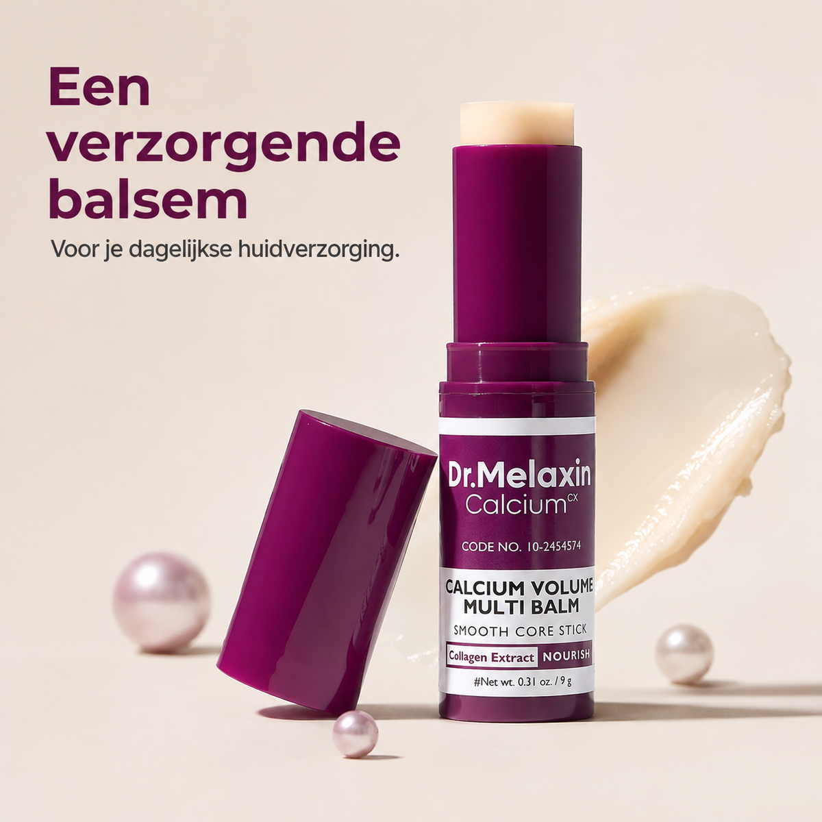 Dr.Melaxin Koreaanse Skincare Collageen Stick Multi Balm voor Oogcontour, Gezicht & Hals 9 g