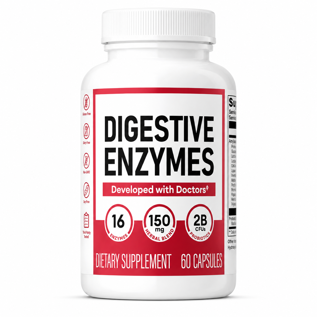 Spijsverteringsenzymen Complex — 60 capsules