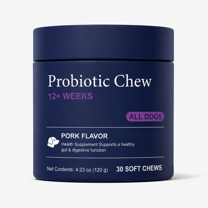 Probiotica voor Honden – Soft Chews met FOS & GOS – 30 Stuks