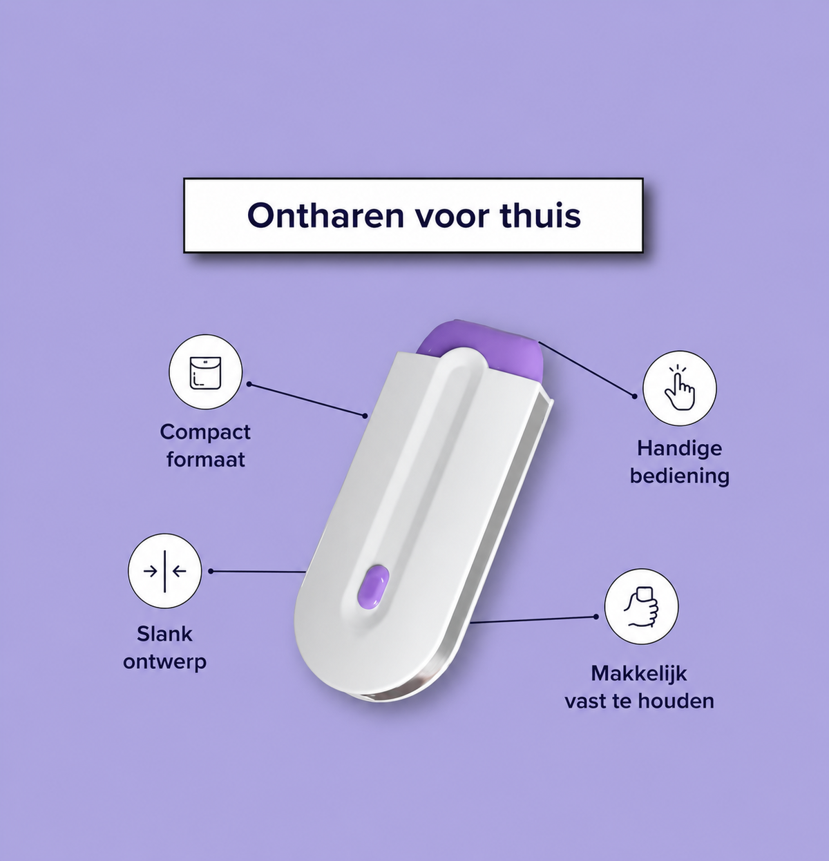 Ladyshave voor Gezicht & Lichaam – Elektrisch Ontharingsapparaat