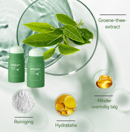 Mee-eters Masker met Groene Thee – Kleimasker Stick 40 g