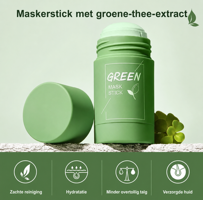 Mee-eters Masker met Groene Thee – Kleimasker Stick 40 g