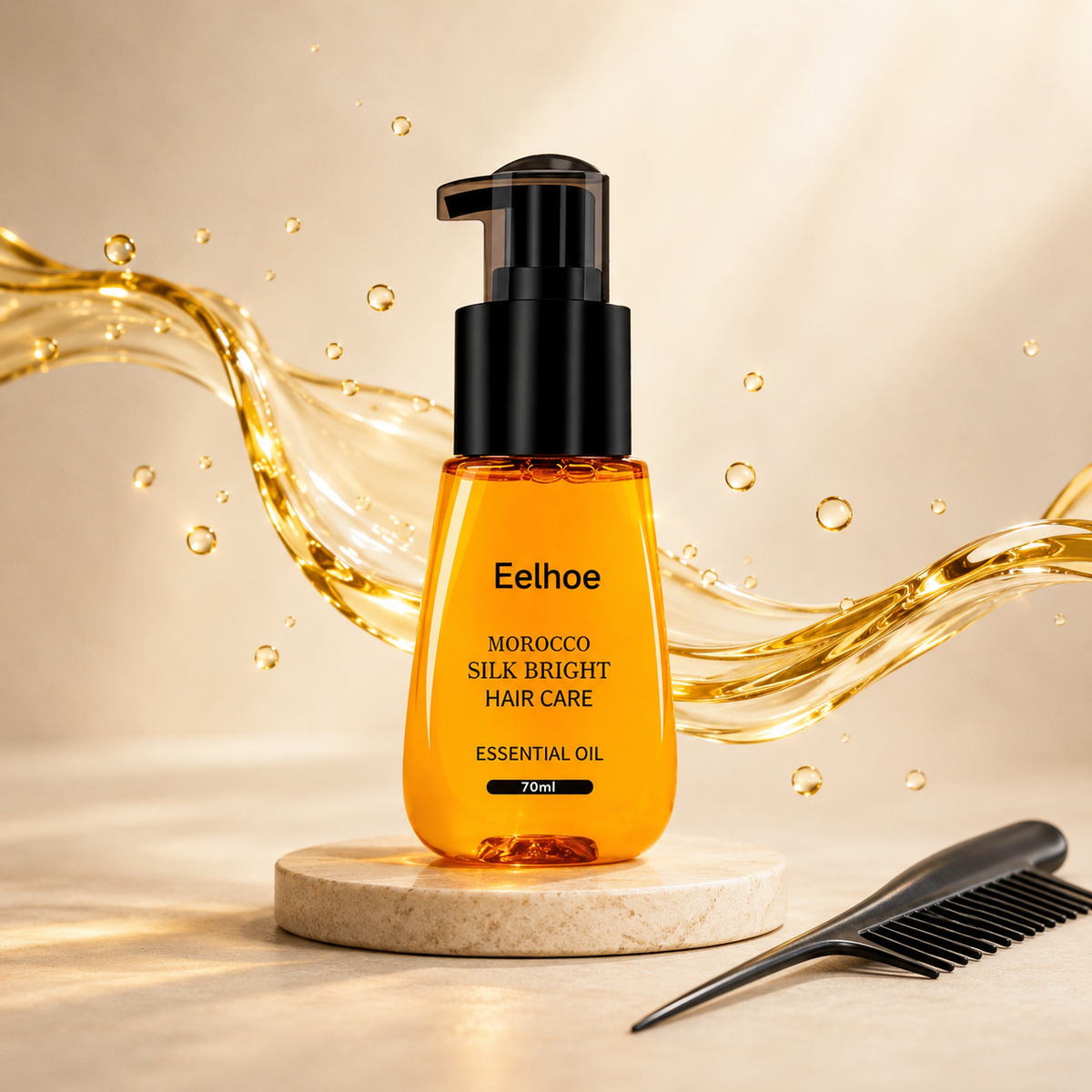 Haarolie met Arganolie voor Droog & Pluizig Haar 70 ml
