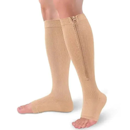 Compressiekousen met rits