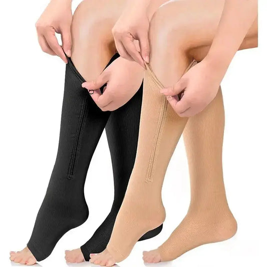 Compressiekousen met rits