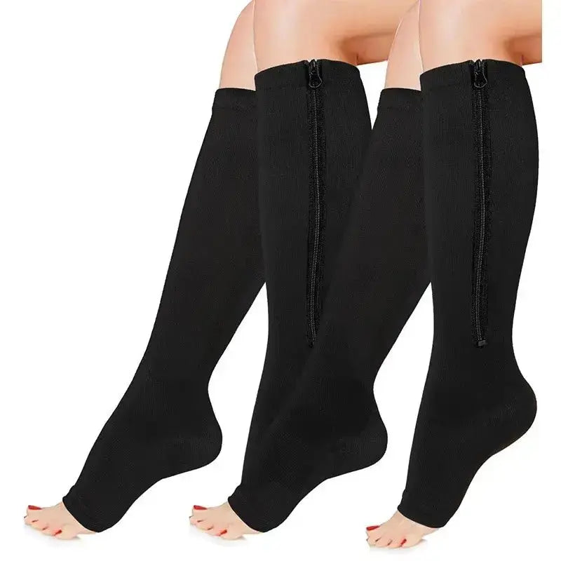 Compressiekousen met rits