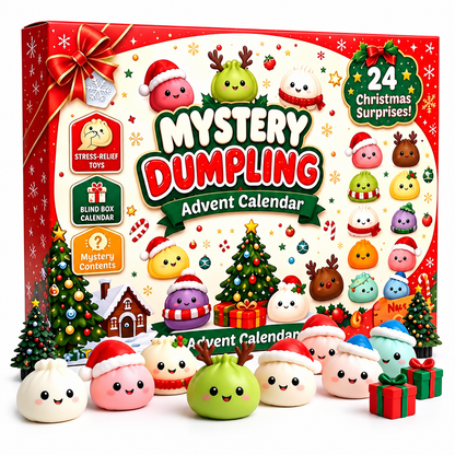 Squishy adventskalender met 24 zachte knijpspeeltjes