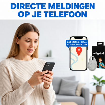 Mini Tracker met App | Voor Kinderrugzakken, Sleutels en Tassen | Klein, Licht en Makkelijk Mee te Nemen | BLYSARA