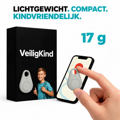 Mini Tracker met App | Voor Kinderrugzakken, Sleutels en Tassen | Klein, Licht en Makkelijk Mee te Nemen | BLYSARA
