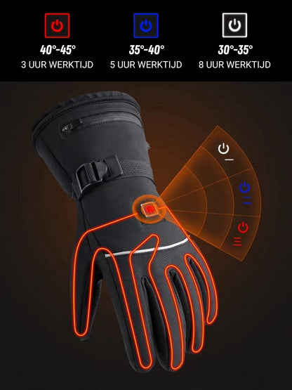 Noren | Verwarmde handschoenen met touchscreen en 2 accu’s