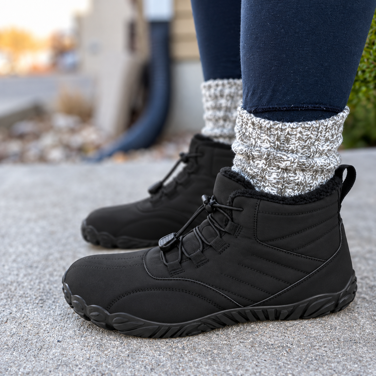 Barefoot schoenen – Gevoerde winterschoenen voor dames en heren
