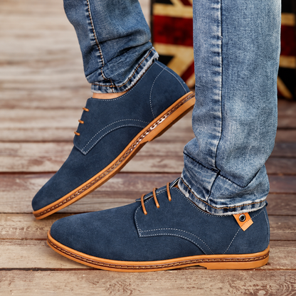 RubeX | Nette heren veterschoenen met suèdelook