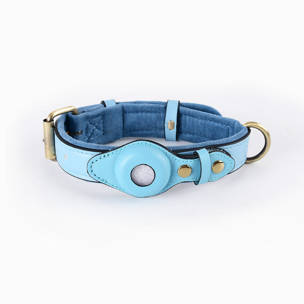 Hondenhalsband met trackerhouder