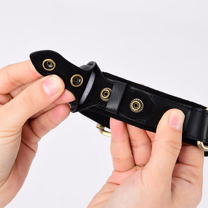 Hondenhalsband met trackerhouder