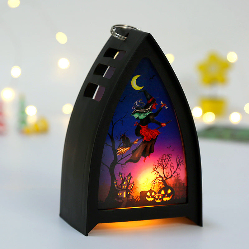 Halloween Decoratie met LED Verlichting – Griezelige Tafellantaarn