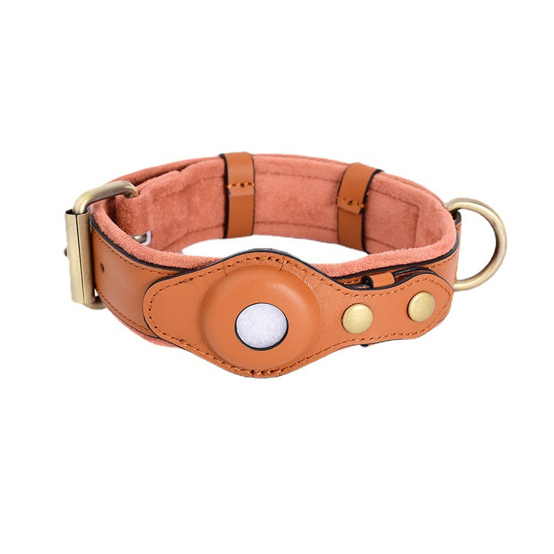 Hondenhalsband met trackerhouder