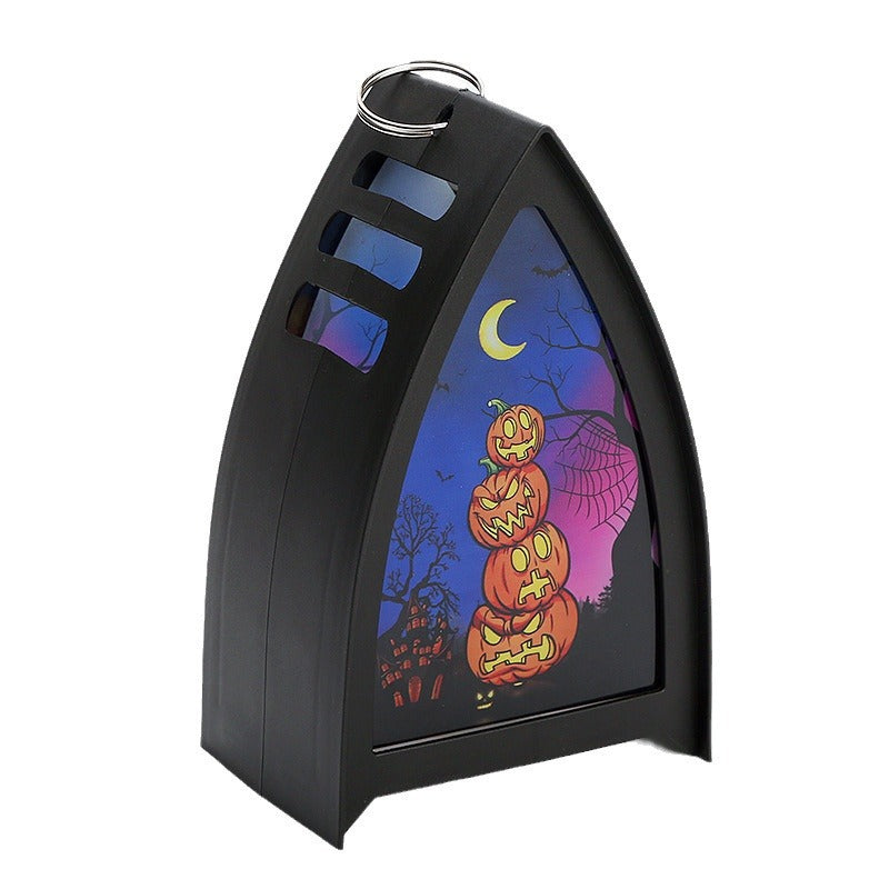 Halloween Decoratie met LED Verlichting – Griezelige Tafellantaarn