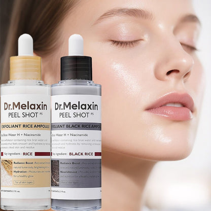 Dr. Melaxin Peeling Gezicht Ampoule met Niacinamide & Zwarte Rijst 80 ml