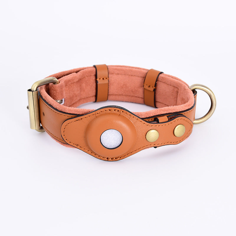 Hondenhalsband met trackerhouder